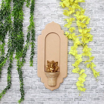 Antique Hand Carved Wood Log Wall Panel Pattern C